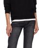 Merz b. Schwanen Merz b. Schwanen Black Lightweight Merino Wool-Cashmere-Silk Sweater - 5