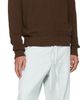 Merz b. Schwanen Merz b. Schwanen Brown Sturdy Ribbed Cotton Sweater - 4