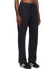 Merz b. Schwanen Merz b. Schwanen Gray Cotton Twill Drawstring Worker Trousers - 2