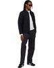 Merz b. Schwanen Merz b. Schwanen Gray Cotton Twill Drawstring Worker Trousers - 4