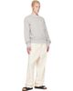 Merz b. Schwanen Merz b. Schwanen Gray Retro Fleece Raglan Cotton Sweatshirt - 4