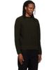 Merz b. Schwanen Merz b. Schwanen Khaki BLADE02 Waffle Structured Sweater - 2