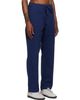 Merz b. Schwanen Merz b. Schwanen Navy Cotton Twill Drawstring Worker Trousers - 2