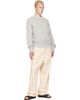 Merz b. Schwanen Merz b. Schwanen Off-White 1930s Cotton Twill 5-Pocket Trousers - 4