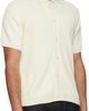 Merz b. Schwanen Merz b. Schwanen Off-White 1961 Ribbed Cotton Knit Shirt - 2