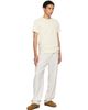 Merz b. Schwanen Merz b. Schwanen Off-White 215 Loopwheeled Classic Fit T-shirt - 4