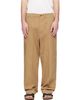 Merz b. Schwanen Merz b. Schwanen Tan 1920s Cotton Twill Worker Chino Trousers - 1