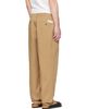 Merz b. Schwanen Merz b. Schwanen Tan 1920s Cotton Twill Worker Chino Trousers - 3