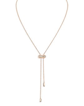 Messika Messika 18K Gold Moderniste Diamond Tie Necklace, 0.10 tcw