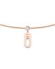 Messika Messika 18K Gold Move Uno Diamond Drop Pendant Adjustable Choker Necklace, 0.20 tcw - 2