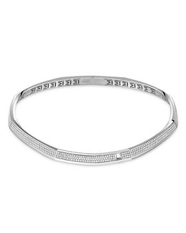 Messika Messika 18K White Gold Moderniste Diamond Choker Necklace, 13-15