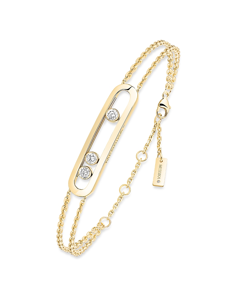 Messika Messika 18K Yellow Gold Diamond Move Classique Bracelet