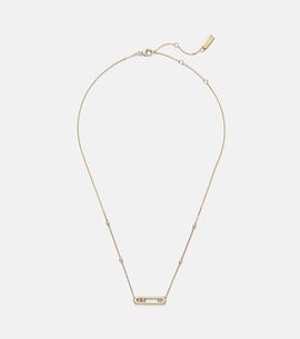 Messika Messika Baby Move 18kt gold necklace with diamonds