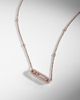 Messika Messika Baby Move 18kt rose gold necklace with diamonds - 5