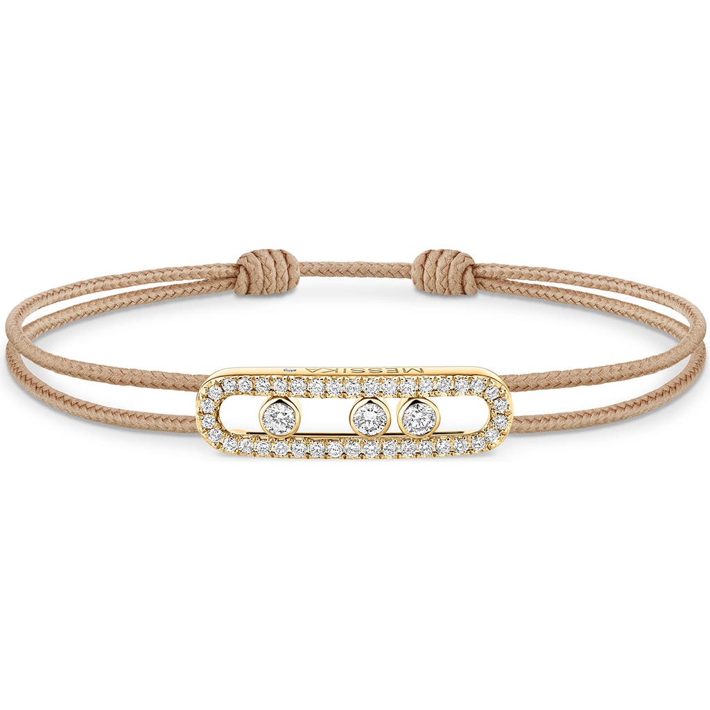 Messika Messika Care Pavé Diamond Cord Bracelet