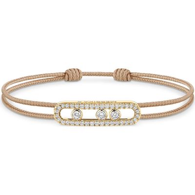 Messika Messika Care Pavé Diamond Cord Bracelet