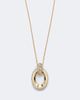 Messika Messika Groove 18kt gold pendant necklace with diamonds - 4