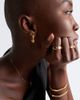 Messika Messika Moderniste Small 18kt gold single hoop earring with diamond - 2