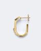 Messika Messika Moderniste Small 18kt gold single hoop earring with diamond - 4