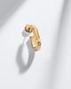 Messika Messika Moderniste Small 18kt gold single hoop earring with diamond - 5
