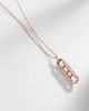 Messika Messika Move 10th 18kt rose gold pendant necklace with diamonds - 5