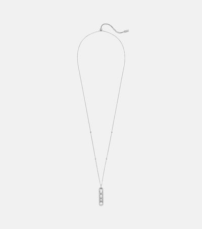 Messika Messika Move 10th 18kt white gold pendant necklace with diamonds