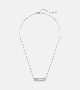 Messika Messika Move 18kt white gold necklace with diamonds