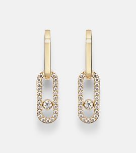 Messika Messika Move Link 18kt gold earrings with diamonds