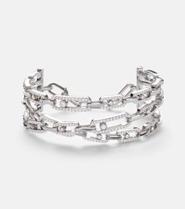 Messika Messika Move Link 18kt white gold bracelet with diamonds