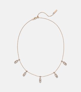 Messika Messika Move Uno 18kt rose gold choker with diamonds