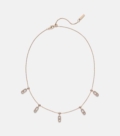 Messika Messika Move Uno 18kt rose gold choker with diamonds