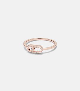 Messika Messika Move Uno 18kt rose gold ring with diamonds