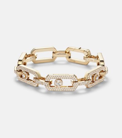 Messika Messika So Move 18kt gold chain bracelet with diamonds