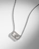 Messika Messika So Move 18kt white gold chain necklace with diamonds - 5