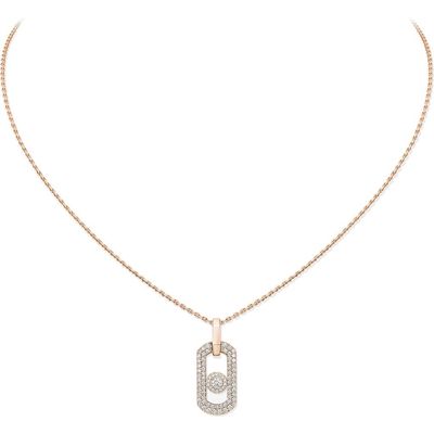 Messika Messika So Move Diamond Pavé 18K Gold Necklace