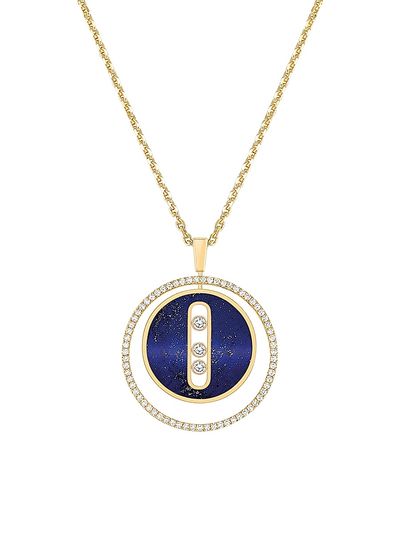 Messika Women's Lucky Move 18K Yellow Gold & Diamond Pendant Necklace