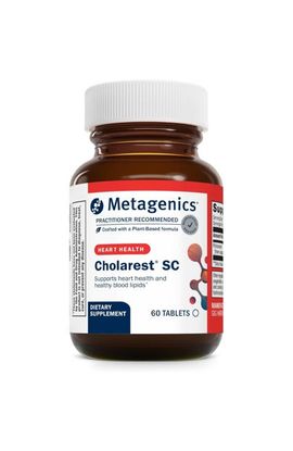 Metagenics Metagenics Cholarest SC Policosanol Cardiovascular Support Supplement 60 Tablets