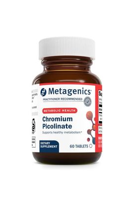 Metagenics Metagenics Chromium Picolinate Bioavailable Metabolism Support Supplement 60 Tablets