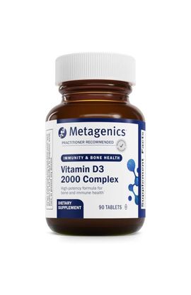 Metagenics Metagenics D3 2000 IU Vitamin Supplement Bone Health Support 90 Count