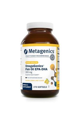 Metagenics Metagenics OmegaGenics Fish Oil EPA-DHA Omega-3 Supplement Softgels 270 Softgels