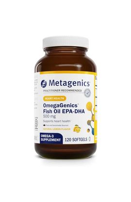 Metagenics Metagenics OmegaGenics High Potency EPA-DHA Fish Oil Supplement 120 Softgels