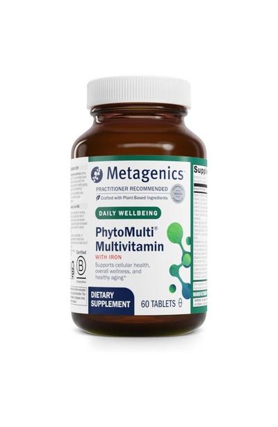 Metagenics Metagenics PhytoMulti Daily Multivitamin Supplement with Iron 60 Tablets
