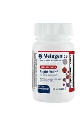 Metagenics Metagenics Rapid Relief Herbal Softgel Supplement 20 Softgels
