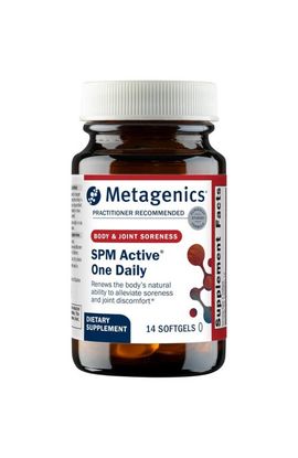Metagenics Metagenics SPM Active One Daily Omega Fish Oil Supplement 14 Softgels