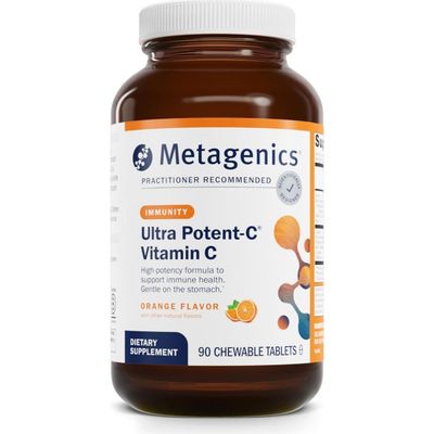 Metagenics Metagenics Ultra Potent-C Chewable Buffered Vitamin C Supplement 90 Tablets