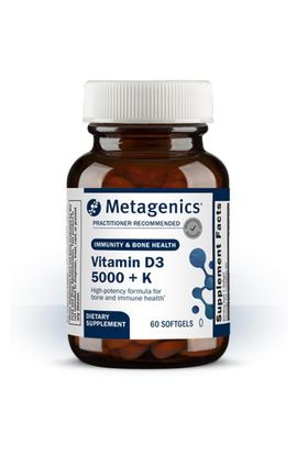 Metagenics Metagenics Vitamin D3 and K2 5000 IU Immune Support Softgels 60 Softgels