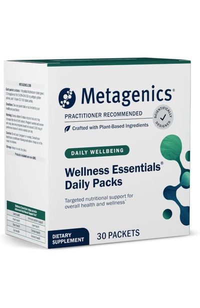 Metagenics Metagenics Wellness Essentials Daily Multivitamin and Omega-3 Supplement Packs 30 Packets