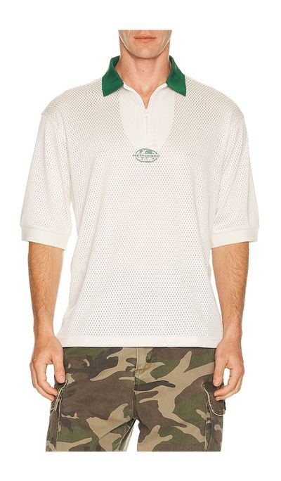 Metalwood Studio Metalwood Studio Quarter Zip Jersey Polo