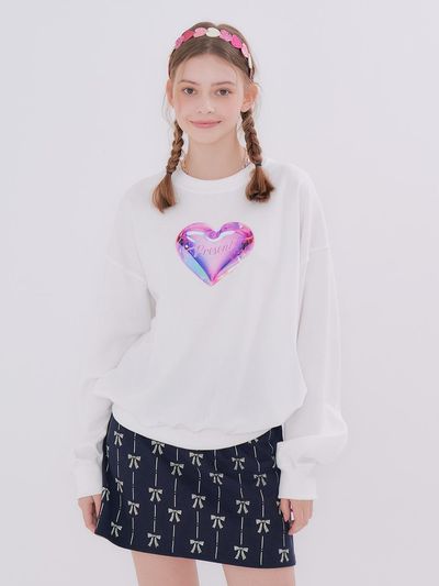 METAPHER MET balloon sweatshirt & mini skirt set