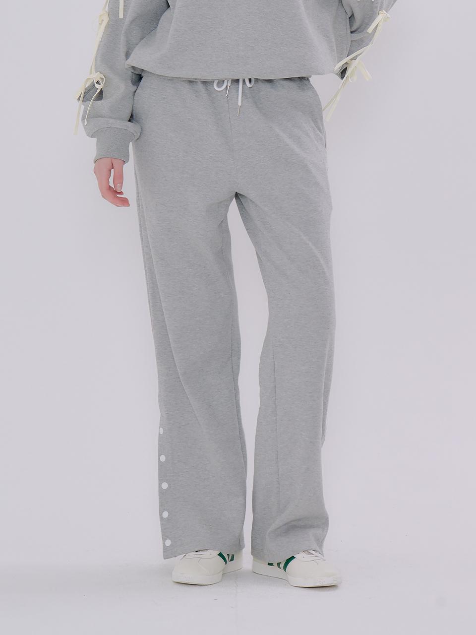 METAPHER MET Button Banding Sweatpants grey